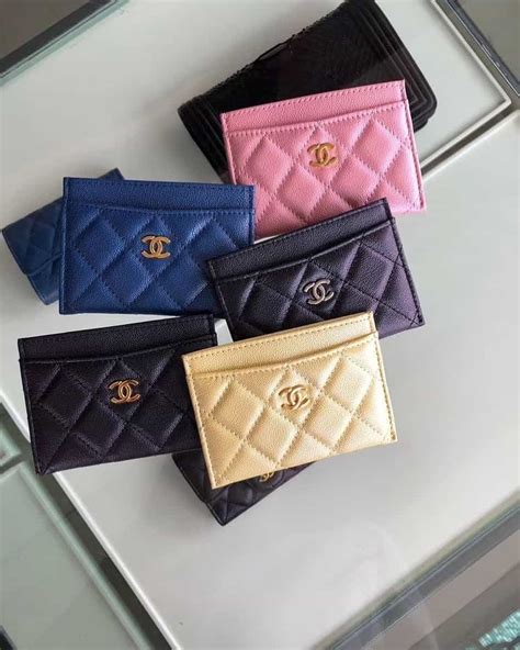 chanel multi card holder|Chanel card holder original.